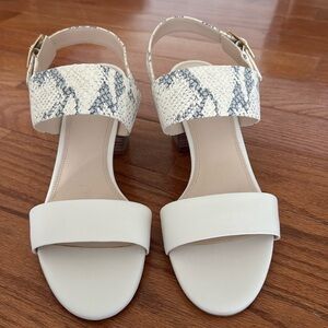Cole Haan 8.5 White Sandals